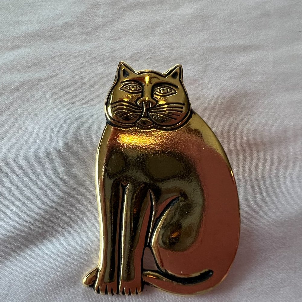 Laurel Burch Signature Cat Pin
